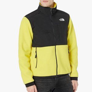 The North Face Denali 2 Mens L Acid Yellow/Black Fleece